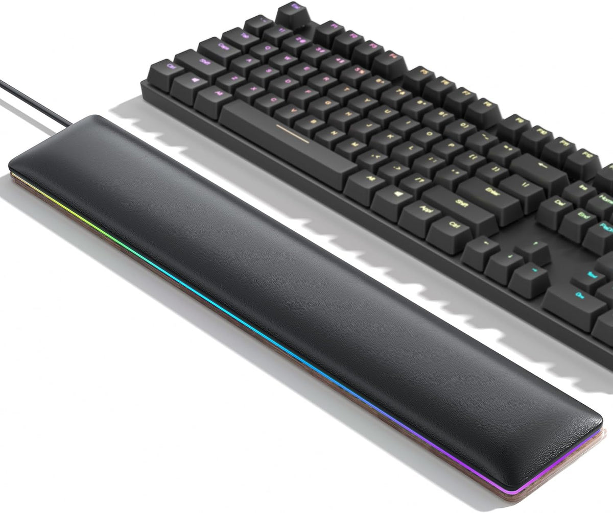 Keyboard Wrist Rest, Wooden Wrist Rest for Computer Keyboards