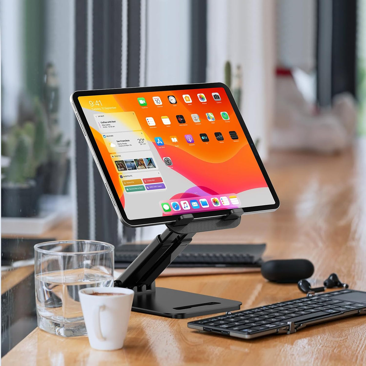 Tablet Stand for iPad Holder, Adjustable Tablet Holder for Desk