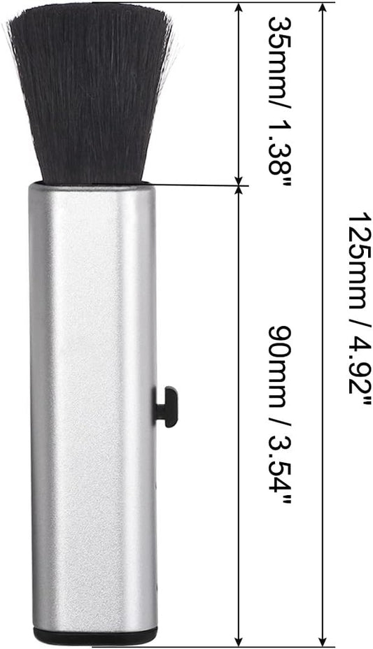 Keyboard Cleaning Brush, Telescopic Type Window Groove Cleaning Brush, for Laptop Computer Keyboard Window Silver