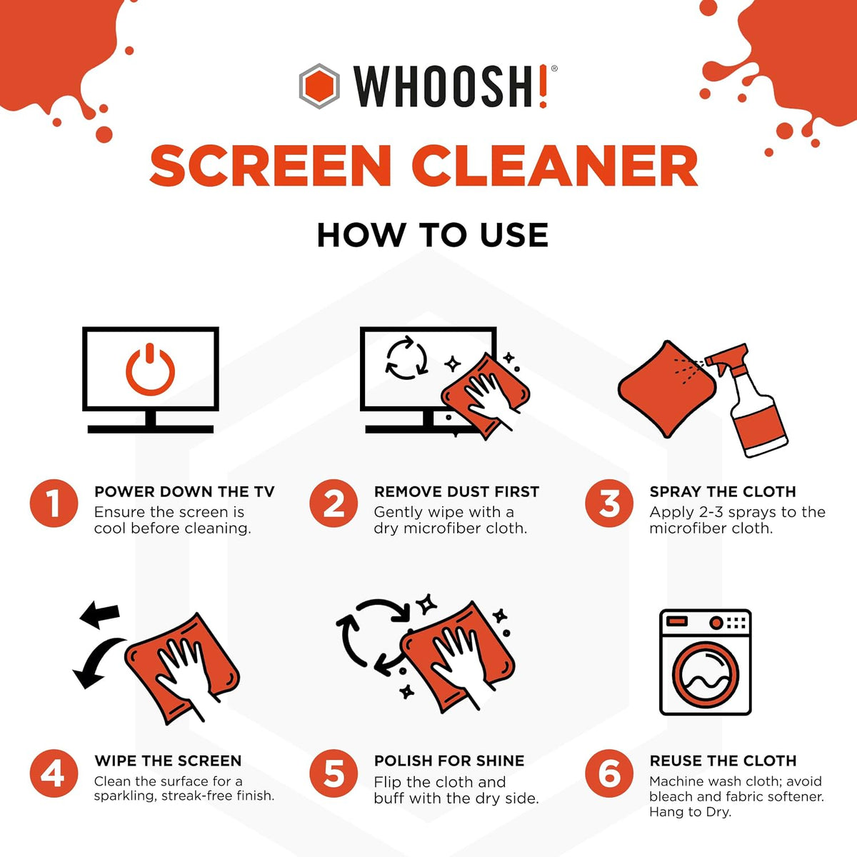 ! Screen Shine Pro – Refillable Screen Cleaning Kit, 16.9 fl oz