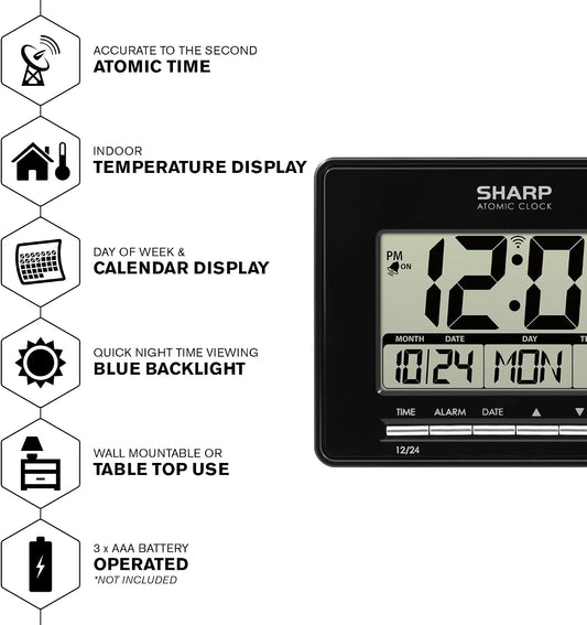 Atomic Digital Alarm Clock