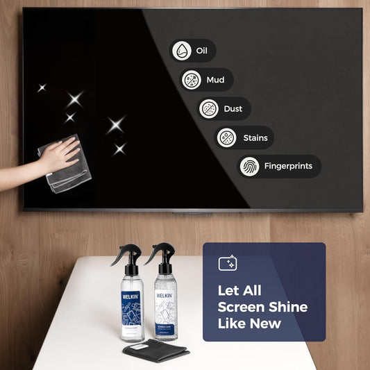Screen Cleaner Kit, 8.5 oz + 8.5 oz Spray & Gel for TV & Phone