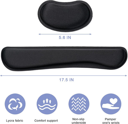 Keyboard Wrist Rest,Ergonomic Wrist Support for Keyboard,Black