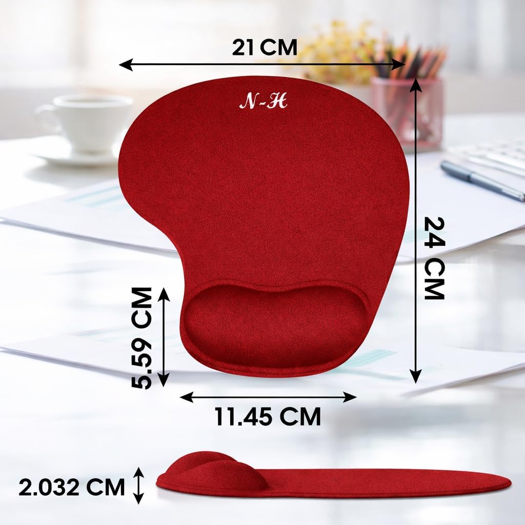 Ergonomic Mouse Pad with Wrist Rest, Lifetime Support