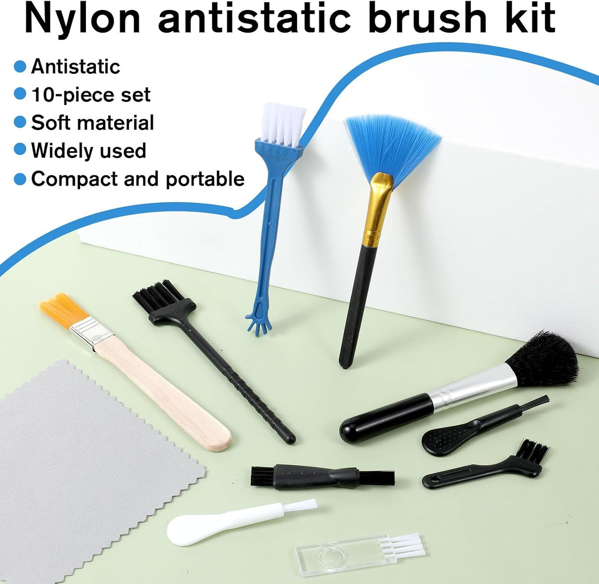 Keyboard Cleaning Brush 10 Pcs Mini Anti Static Laptop Cleaning Kit