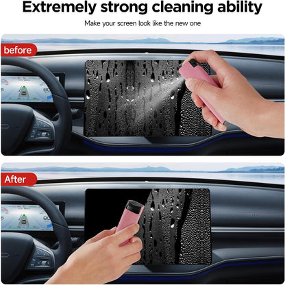 Touchscreen Screen Cleaner Spray, for Phones iPad Car (Pink)