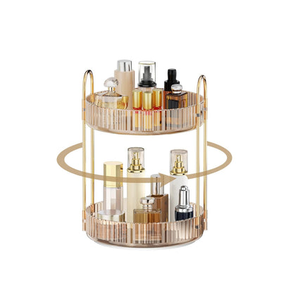 360 Rotating Makeup Organizer for Vanity, 3 Tier Perfume Organizer