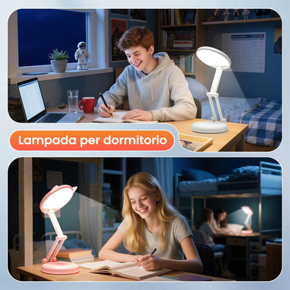 Rechargeable Table Lamp, 3600mAh Battery Operated Lamp Dorm Lamp