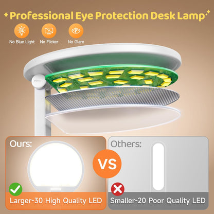 Rechargeable Table Lamp, 3600mAh Battery Operated Lamp Dorm Lamp