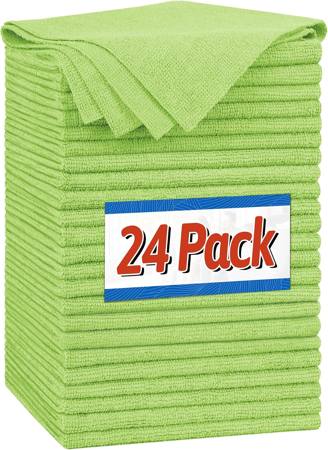 Shop Towels, Pack of 200, Grey Microfiber Cleaning Cloth Bulk, Microfiber Towels for Cars, All-Purpose Absorbent Cleaning Rags, Dust Cloth for Automotive, Mechanic, Garage, 11.5 x 11.5 inch