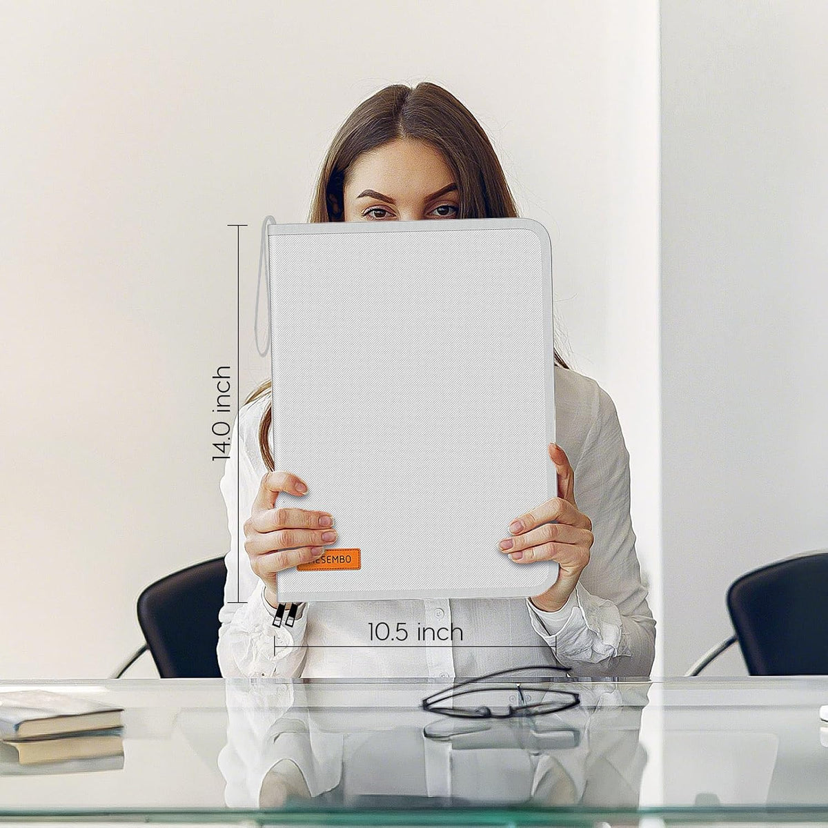 Important Document Organizer Binder with Pocket, Fireproof, Water-Resistant