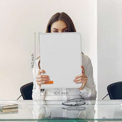 Important Document Organizer Binder with Pocket, Fireproof, Water-Resistant