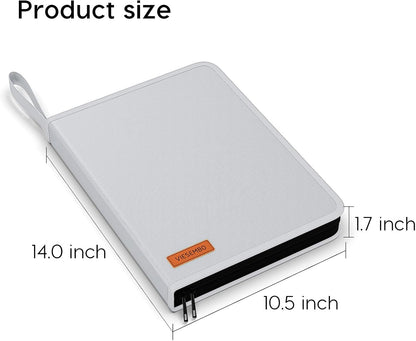 Important Document Organizer Binder with Pocket, Fireproof, Water-Resistant