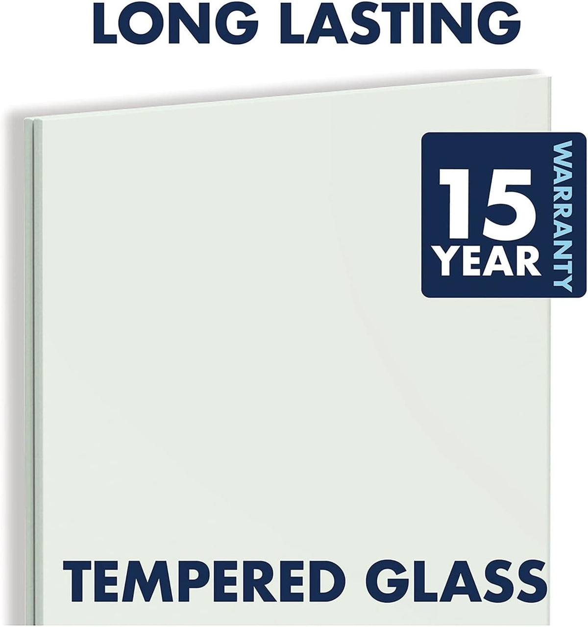 Glass Whiteboard Desktop Panel, Magnetic, 17" x 23", Dry Erase Surface, Includes Accessory Trays, 1 Marker and 2 High-Power Magnets, White (GDP1723W)