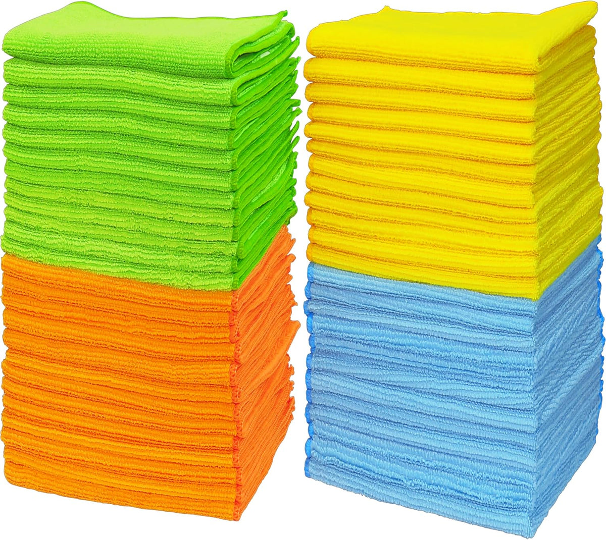 12" x 12" Microfiber Cleaning Cloth, 4 Colors