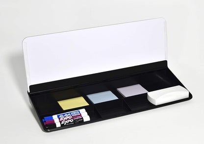 Glass Desktop Keyboard Whiteboard Set, Black