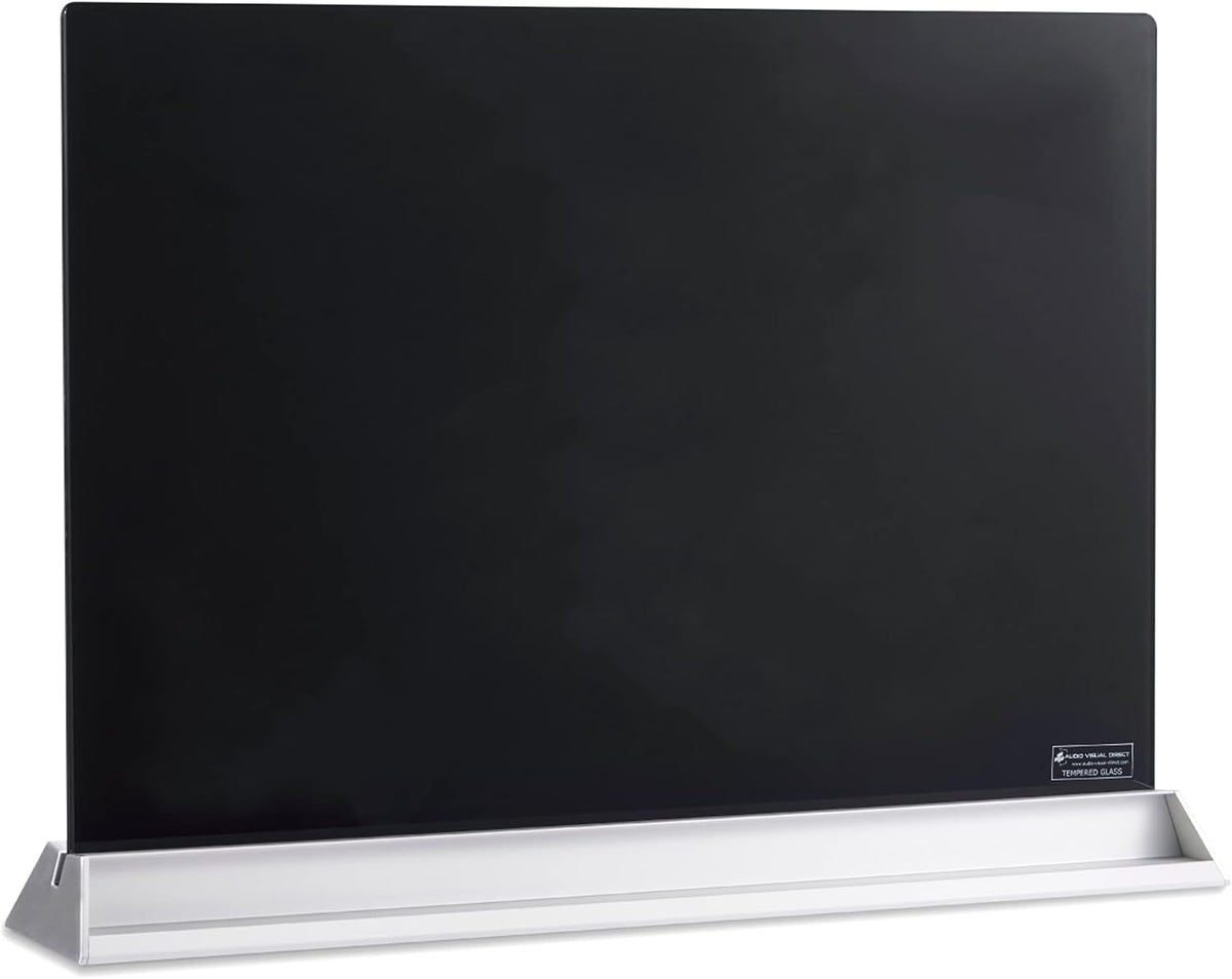 Glass Desktop Keyboard Whiteboard Set, Black