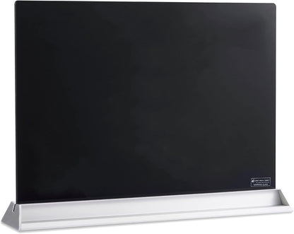 Glass Desktop Keyboard Whiteboard Set, Black