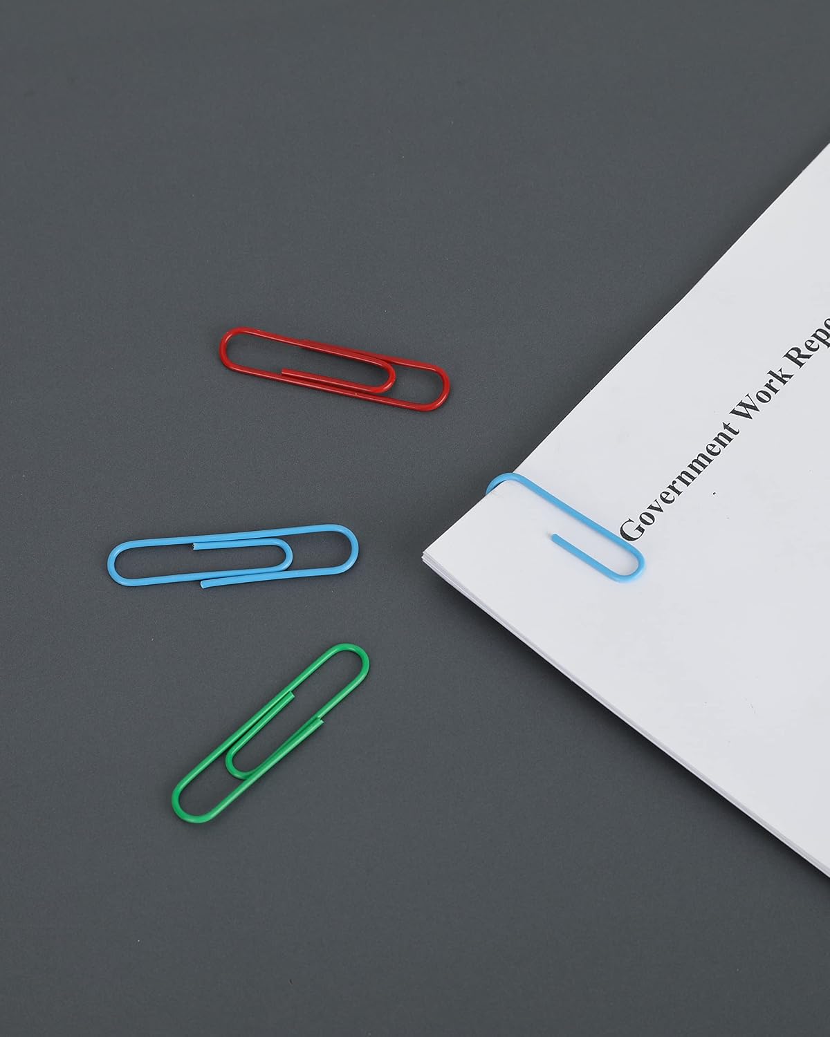 PAPERPAL Paperclips for Office School & Personal Use, #1 Nonskid Paper Clip (1-2/7"), 600 Medium Paper Clips (6 Boxes of 100 Each), Silver