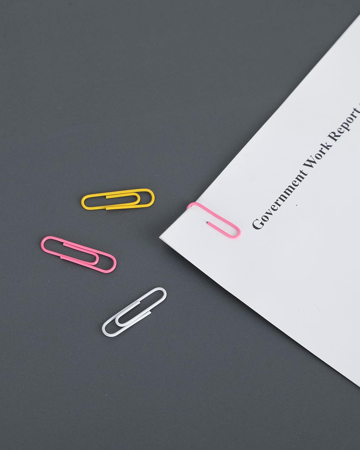 PAPERPAL Paperclips for Office School & Personal Use, #1 Nonskid Paper Clip (1-2/7"), 600 Medium Paper Clips (6 Boxes of 100 Each), Silver