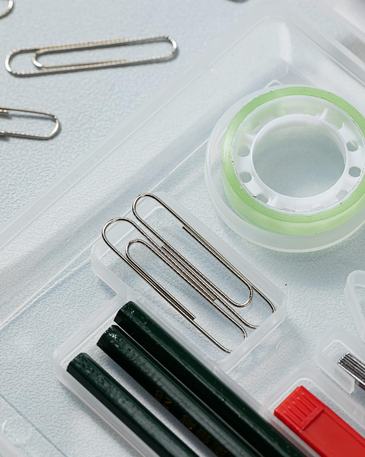 PAPERPAL Paperclips for Office School & Personal Use, #1 Nonskid Paper Clip (1-2/7"), 600 Medium Paper Clips (6 Boxes of 100 Each), Silver