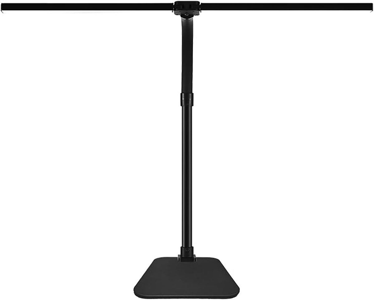 LED Desk Lamp with Clamp, Dual Head Monitor Light, Remote