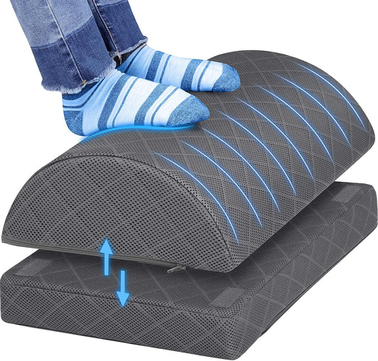Foot Rest for Under Desk at Work, Grey