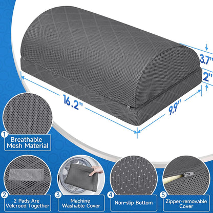 Foot Rest for Under Desk at Work, Grey
