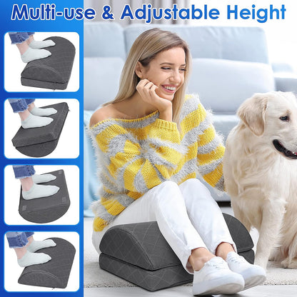 Foot Rest for Under Desk at Work, Grey