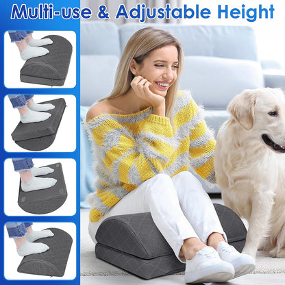 Foot Rest for Under Desk at Work, Grey
