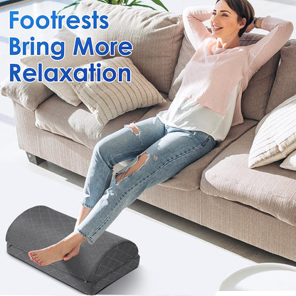 Foot Rest for Under Desk at Work, Grey