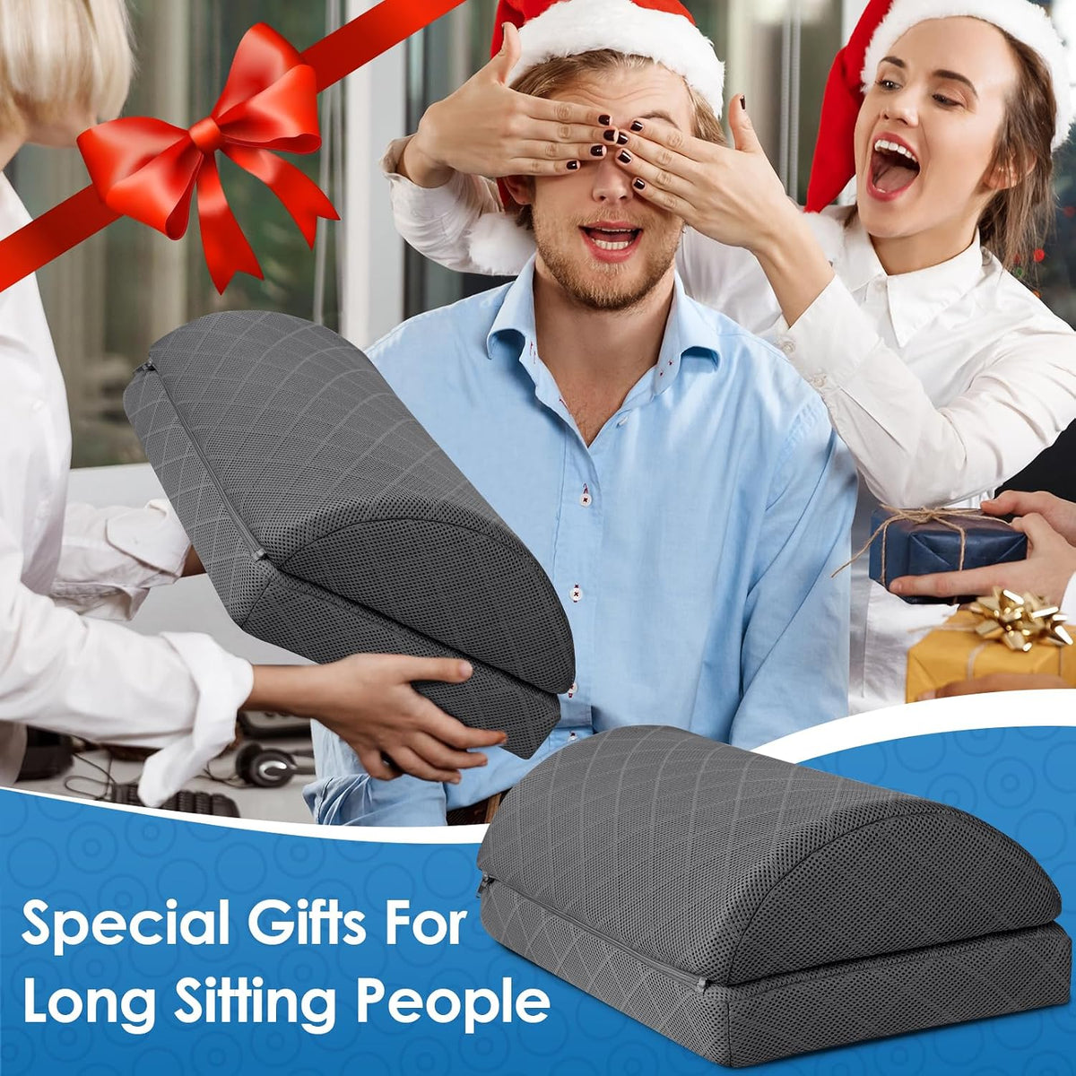 Foot Rest for Under Desk at Work, Grey