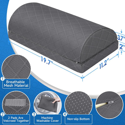 Foot Rest for Under Desk at Work, Grey