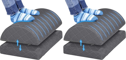 Foot Rest for Under Desk at Work, Grey