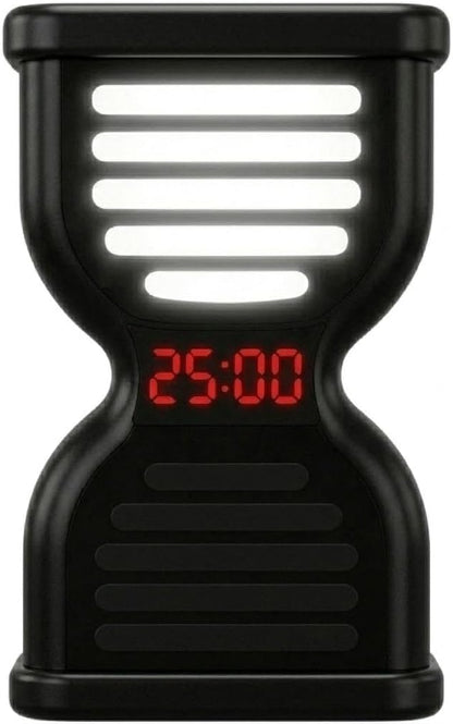 Pomodoro Timer for Productivity, Visual Countdown with Light Flow, Flip Timer 25/5 min, Custom Countdown Count-up, USB-C Rechargeable, Silent, Study for Kids Students ADHD Gift Work Classroom Office