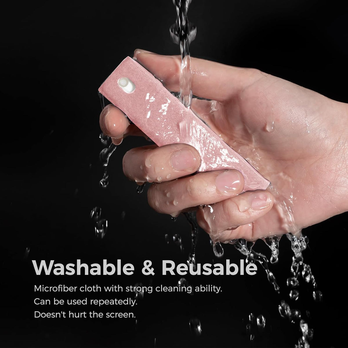 Screen Cleaner Spray with Phone Stand Case & Microfiber