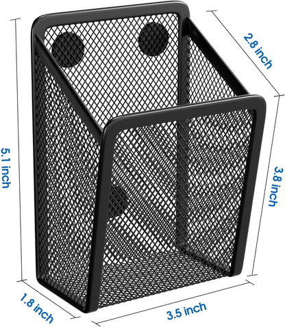 Pen Holder for Desk,Mesh Metal, Non-Slip EVA Pad, 3.7’’ Tall