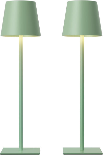 Kakanuo Gold Rechargeable Table Lamp, Cordless Battery Operated Lamp Set