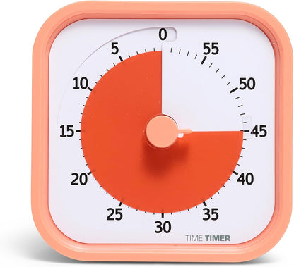 Home MOD – 60-Minute Visual Timer Home Edition, Silent Operation Study Tool for Kids Desk, Homeschool Supplies, Office & Meetings (Lake Day Blue)
