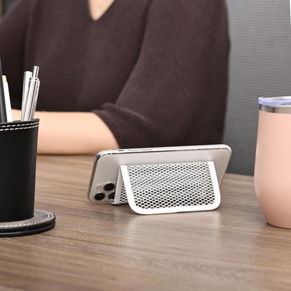 Metal Mesh Business Card Holders, 3 Pack, Black