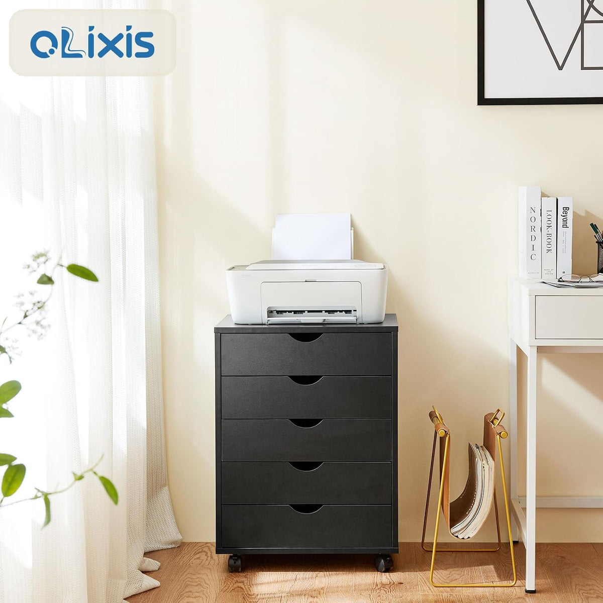 7 Drawer File Cabinet on Wheels, Printer Stand