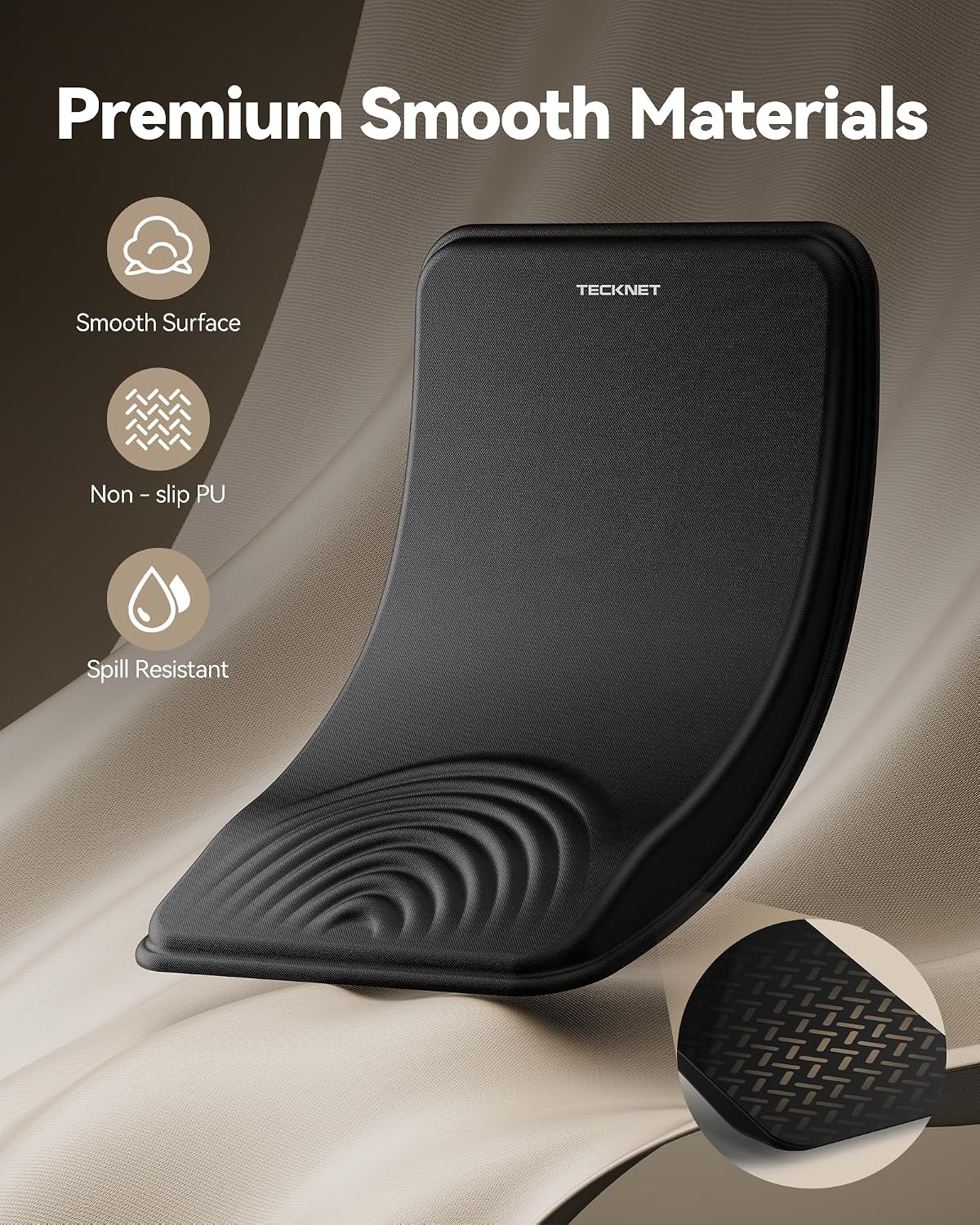 Ergonomic Mouse Pad with Wrist Rest, All-Day Comfort & Pain Relief