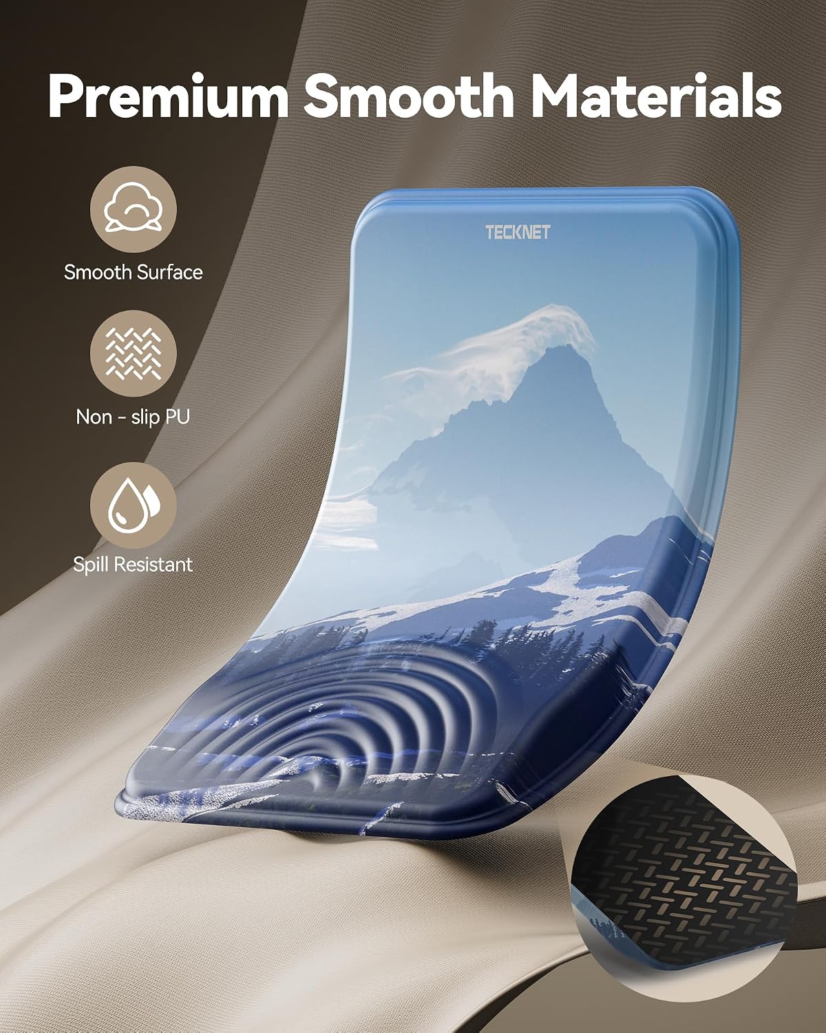 Ergonomic Mouse Pad with Wrist Rest, All-Day Comfort & Pain Relief