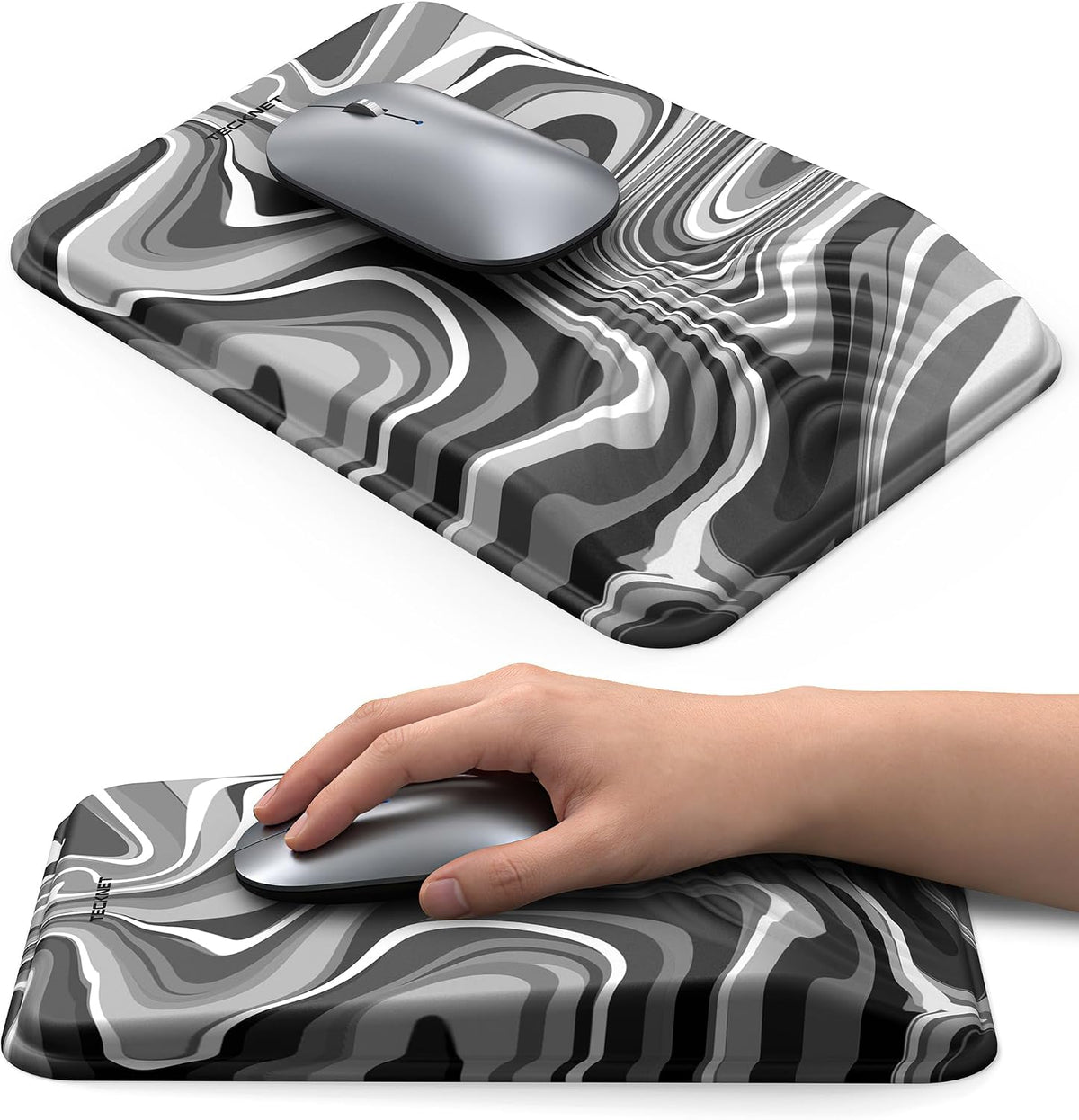 Ergonomic Mouse Pad with Wrist Rest, All-Day Comfort & Pain Relief