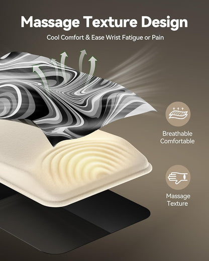 Ergonomic Mouse Pad with Wrist Rest, All-Day Comfort & Pain Relief