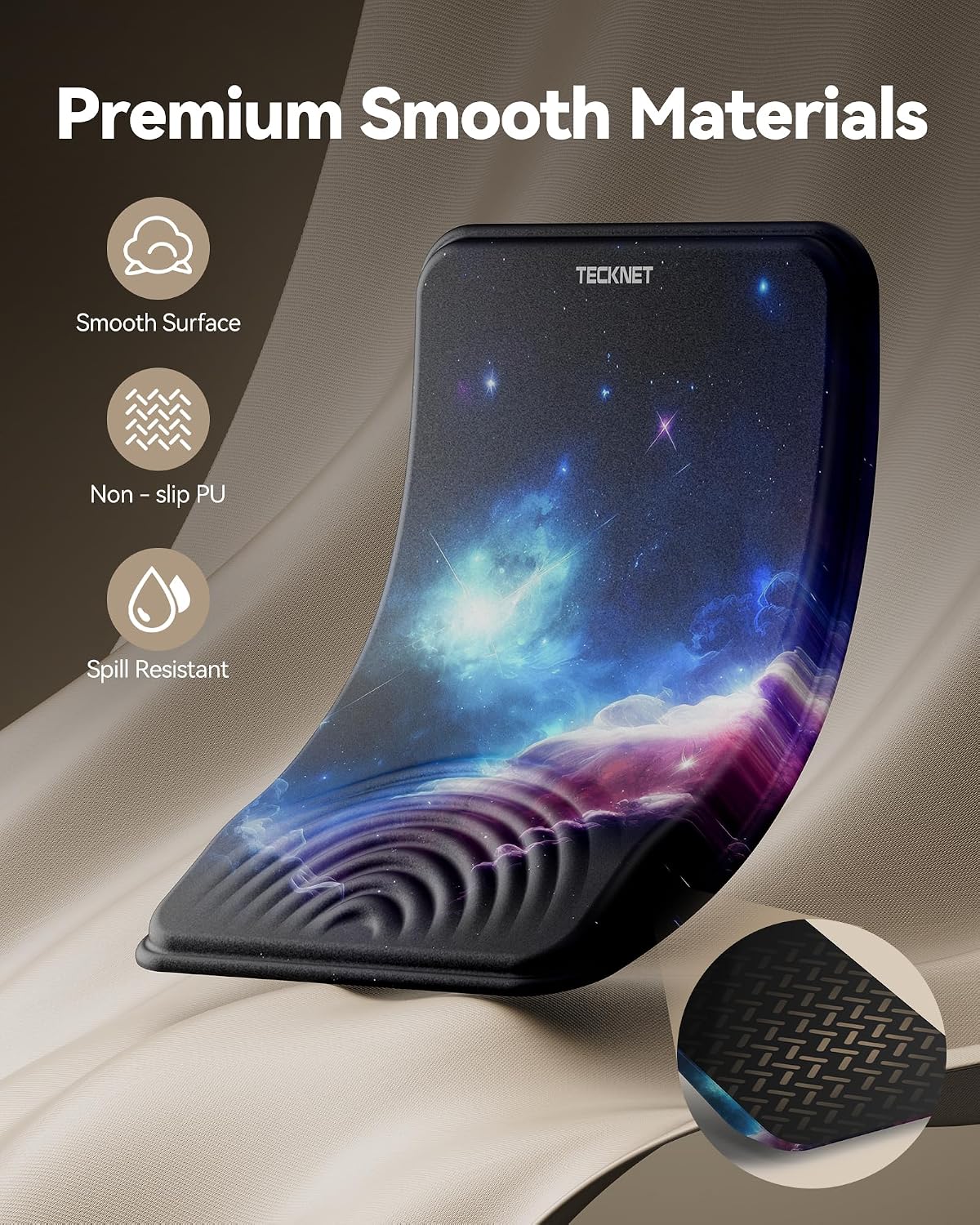 Ergonomic Mouse Pad with Wrist Rest, All-Day Comfort & Pain Relief