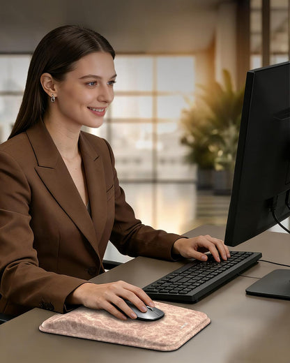 Ergonomic Mouse Pad with Wrist Rest, All-Day Comfort & Pain Relief