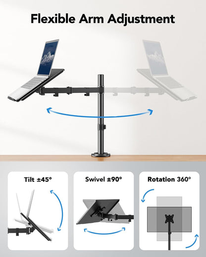 Laptop Desk Mount - 17' to 32' Monitor Arm
