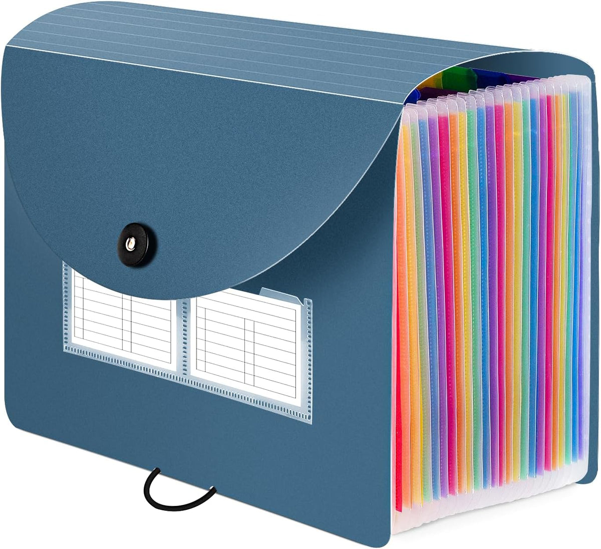 24 Pockets Expanding File Folder, Accordion File Organizer, Letter/A4