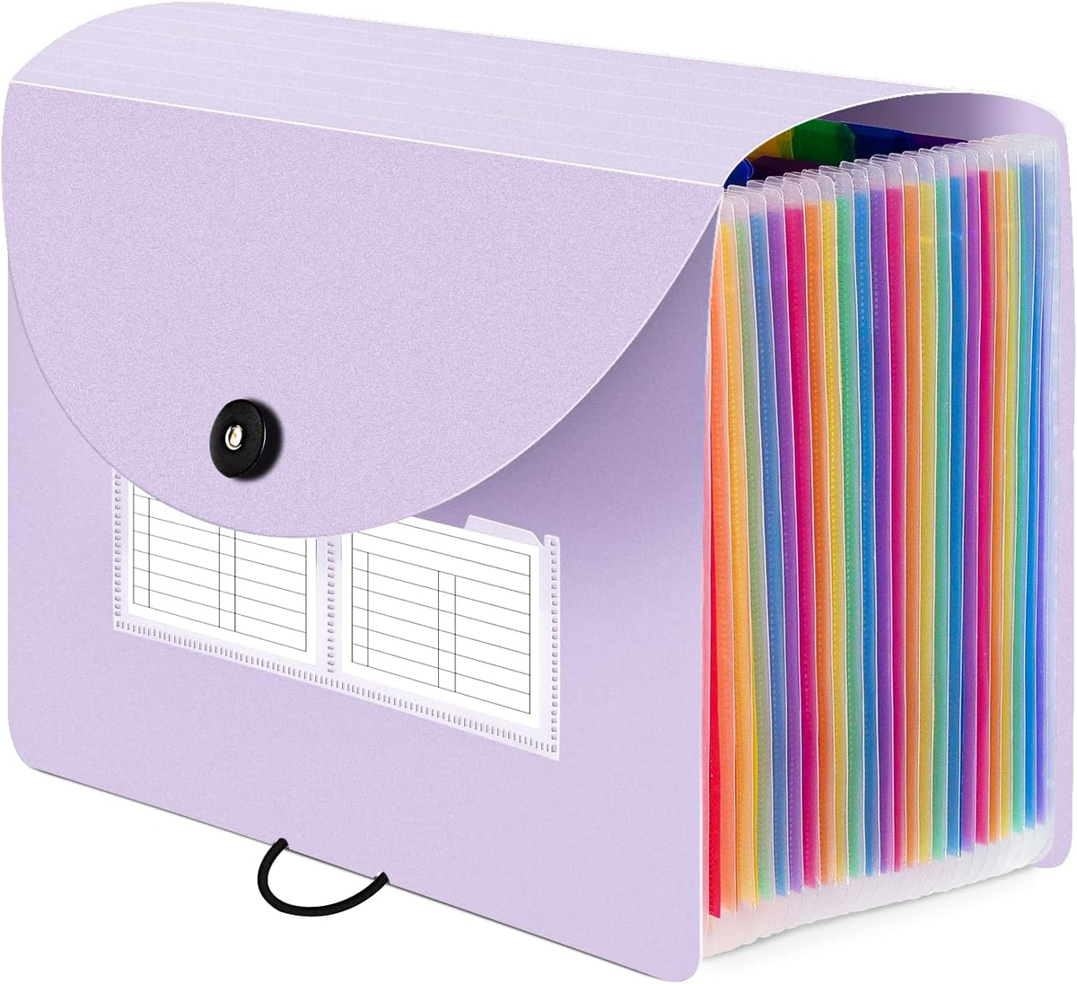 24 Pockets Expanding File Folder, Accordion File Organizer, Letter/A4